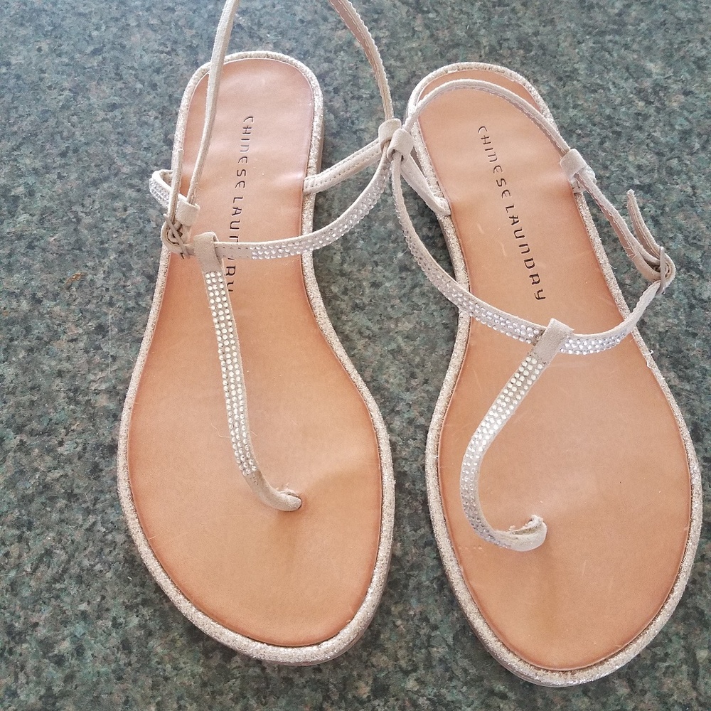 Taupe sandals